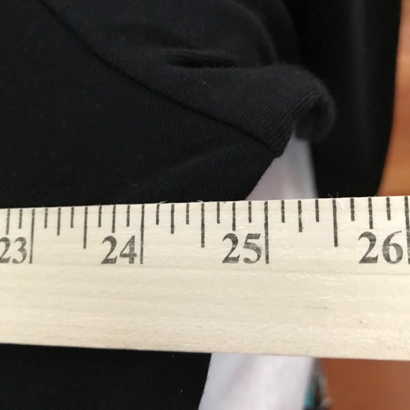 KAREN SCOTT 100% Cotton Silver Studded Neckline Black Top Women’s Plus Size 2X - Picture 13 of 16